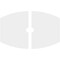 Ekena Millwork Kailey Architectural PVC Ceiling Medallion, 34"W x 22 5/8"H x 3"ID x 18 1/4"C x 1"P, Two-Piece CMP34X22KY2-03000 - alternate 3